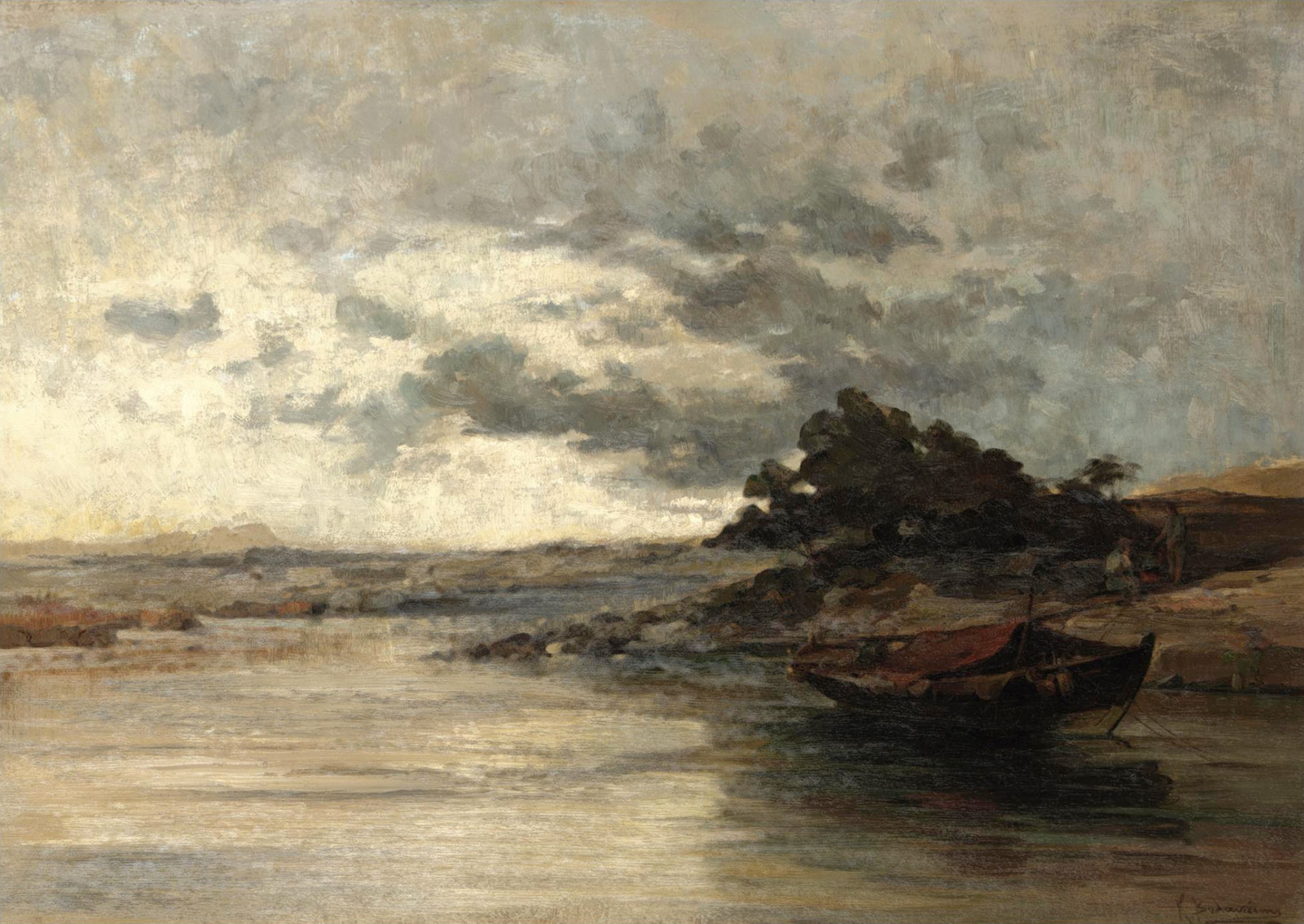 the river